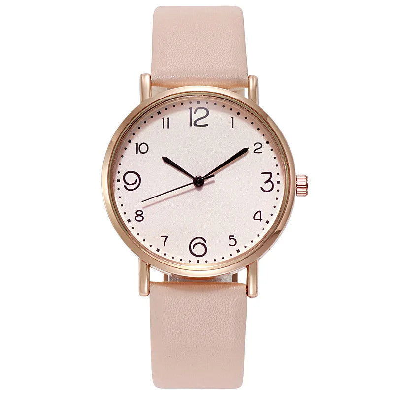 New Fashion Students Watches For Woman Luxury Wrist Watches Women Small Leather Casual Quartz Watch For Girl Gifts Reloj Mujer