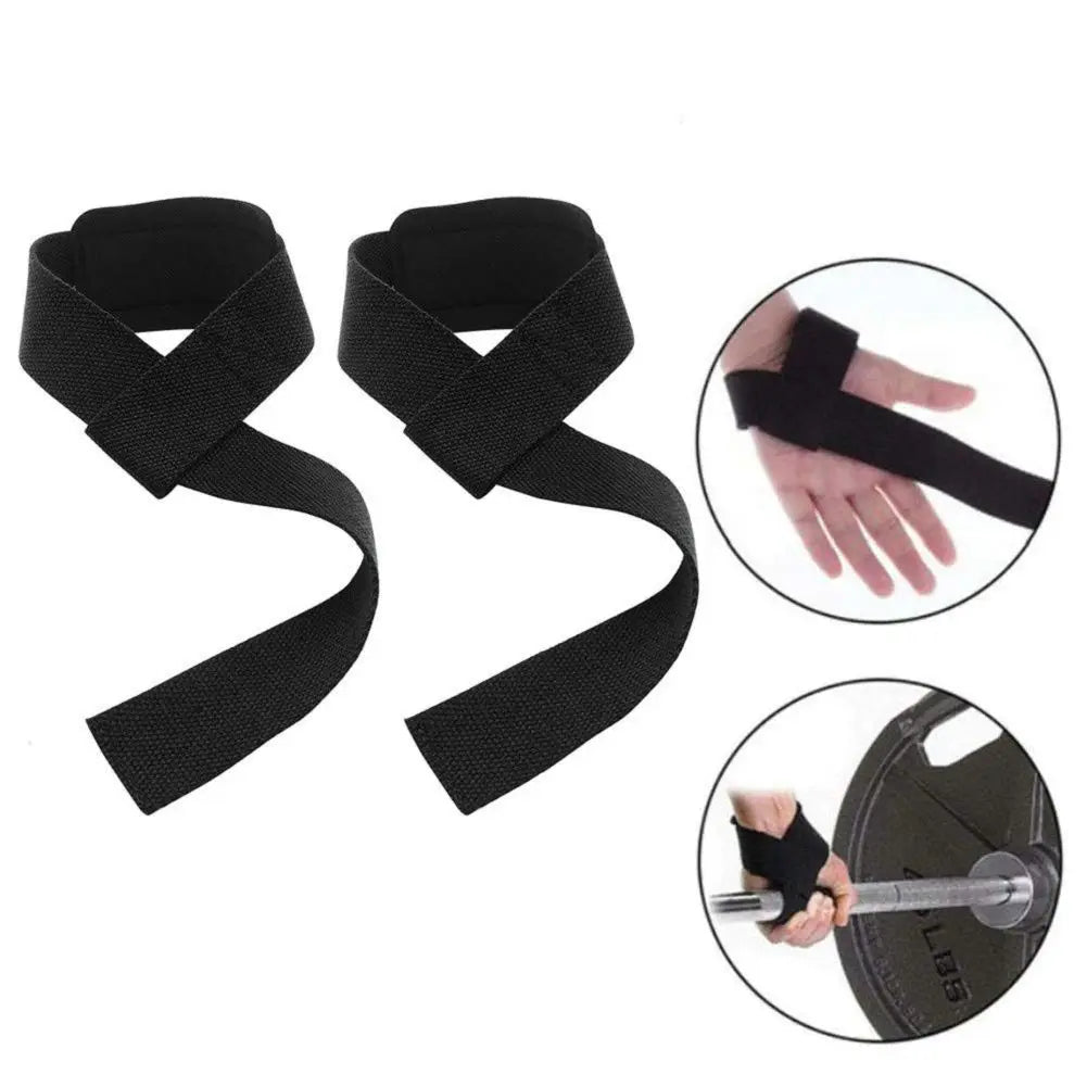Bodybuilding Hand Grip Wrist Strap Gym Workout Dumbbell Weight Lifting Straps Crossfit Fitness Equipment Exercise Training Tool