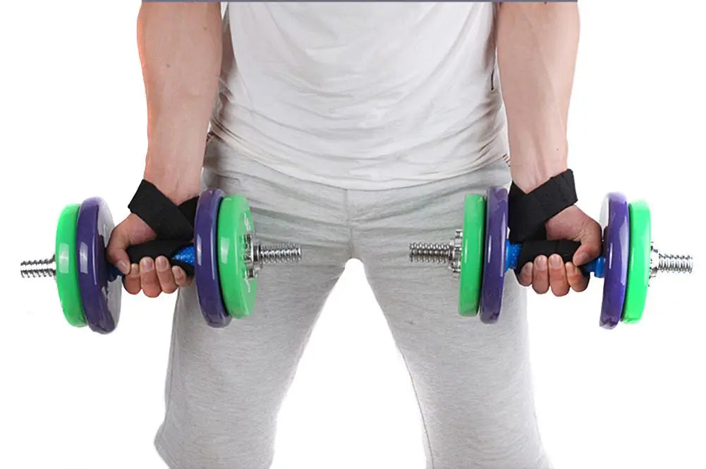 Bodybuilding Hand Grip Wrist Strap Gym Workout Dumbbell Weight Lifting Straps Crossfit Fitness Equipment Exercise Training Tool