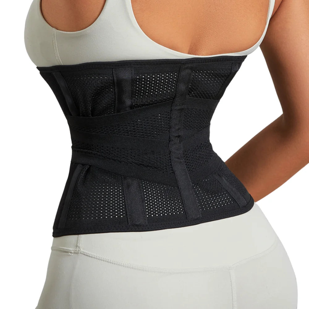 Women Waist Support Belt Wrap Waist Trainer Adjustable Belly Trimmer Girdles Fitness Workout Corsets Tummy Control Bands Sheath