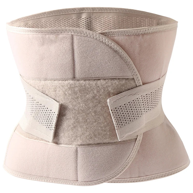 Women Waist Support Belt Wrap Waist Trainer Adjustable Belly Trimmer Girdles Fitness Workout Corsets Tummy Control Bands Sheath