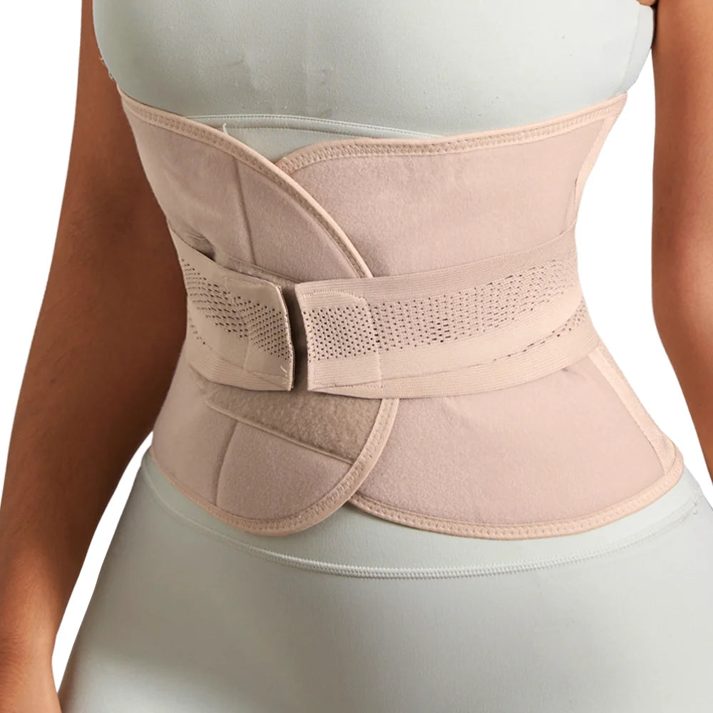 Women Waist Support Belt Wrap Waist Trainer Adjustable Belly Trimmer Girdles Fitness Workout Corsets Tummy Control Bands Sheath