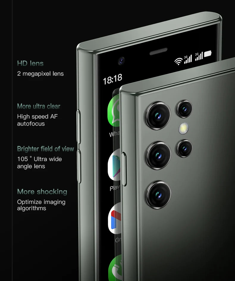 SOYES S23 Pro Smartphone 3.0-inch Mini Phone 3G Network Supports WIFI Bluetooth 2GB+16GB Memory Android Smartphone