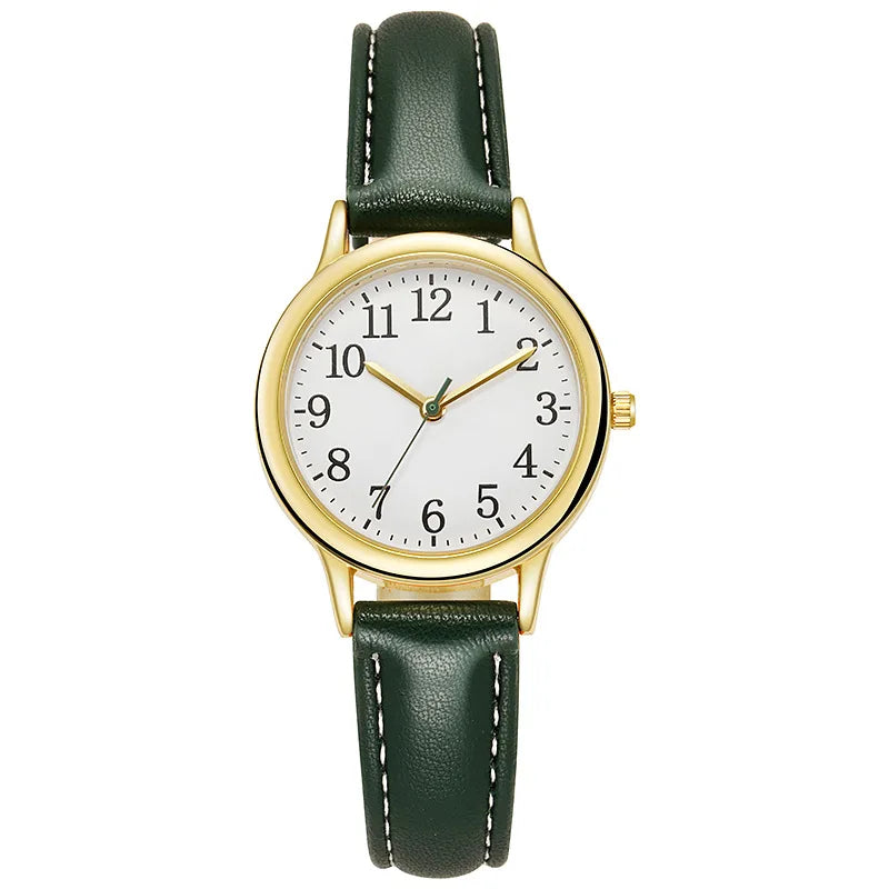 New Fashion Students Watches For Woman Luxury Wrist Watches Women Small Leather Casual Quartz Watch For Girl Gifts Reloj Mujer