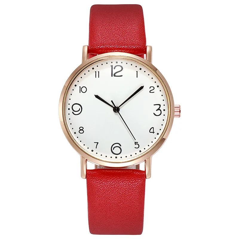 New Fashion Students Watches For Woman Luxury Wrist Watches Women Small Leather Casual Quartz Watch For Girl Gifts Reloj Mujer