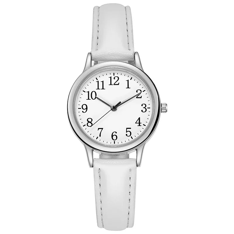 New Fashion Students Watches For Woman Luxury Wrist Watches Women Small Leather Casual Quartz Watch For Girl Gifts Reloj Mujer