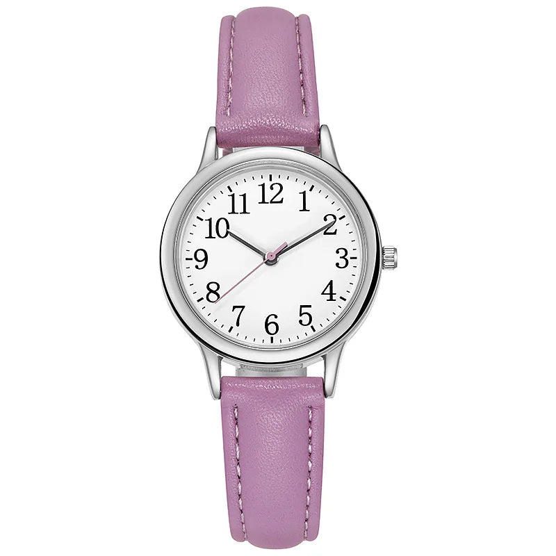 New Fashion Students Watches For Woman Luxury Wrist Watches Women Small Leather Casual Quartz Watch For Girl Gifts Reloj Mujer