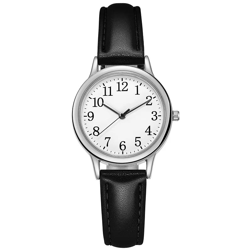 New Fashion Students Watches For Woman Luxury Wrist Watches Women Small Leather Casual Quartz Watch For Girl Gifts Reloj Mujer